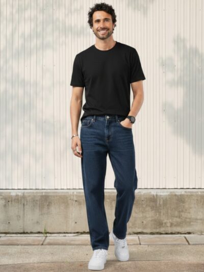 Jean regular homme denim décliné en deux teintes