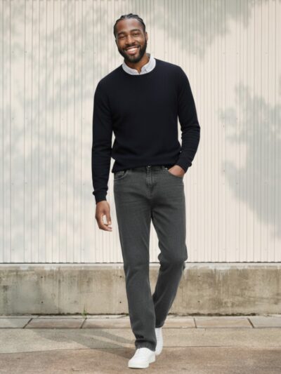 Jean regular homme teintes classiques