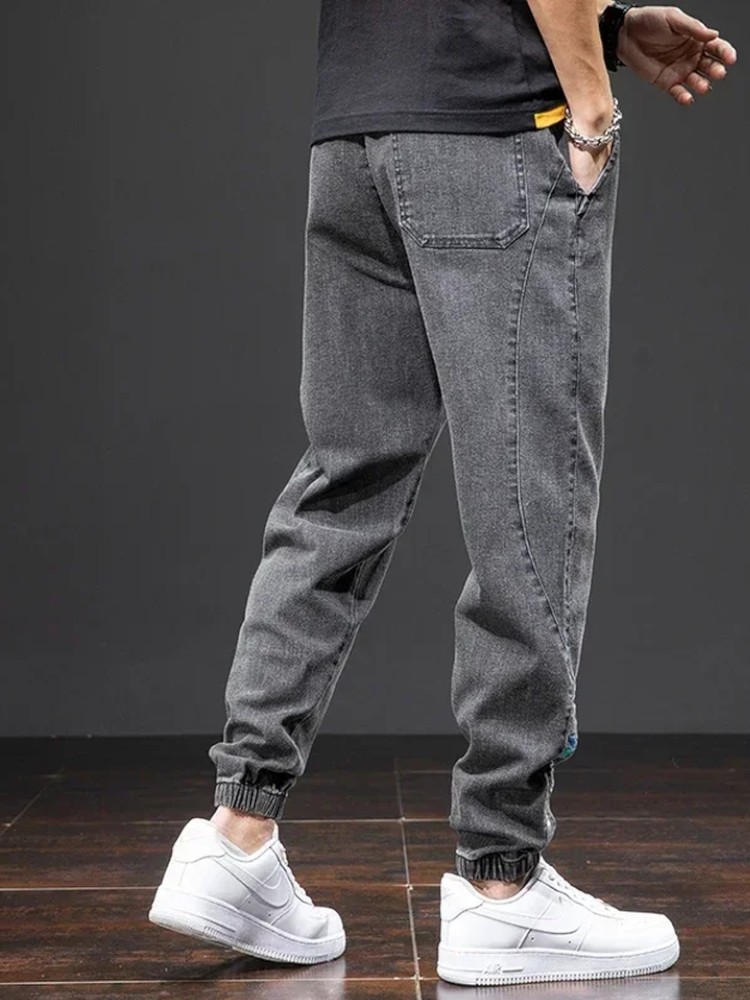 Jean homme taille élastique coupe jogger urbaine – Image 7