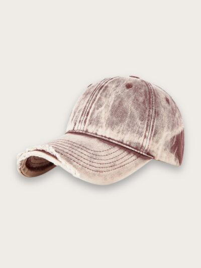 Casquette en jean homme délavé vintage
