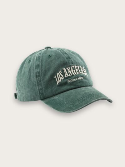 Casquette en jean femme avec broderie Los Angeles style vintage